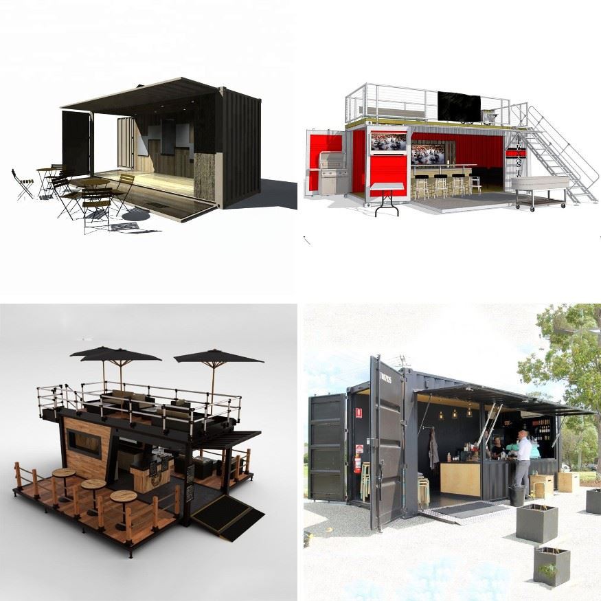 Container bar with the workbench